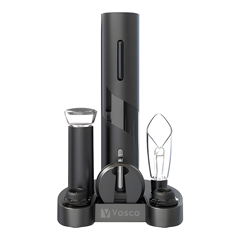 Vosco Wine Set, Electric Corkscrew Automatic Wine Opener, 6-Piece Set - Vosco 
