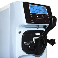 Vosco Set Üstü Soft Dondurma Makinesi, Mavi - 3