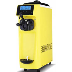 Vosco Set Üstü Soft Dondurma Makinesi, Sarı - 2
