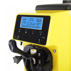 Vosco Set Üstü Soft Dondurma Makinesi, Sarı - Thumbnail