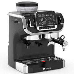 Vosco ST-520EC Pro Öğütücülü Espresso Coffee Machine, 1 Group, Black - 1