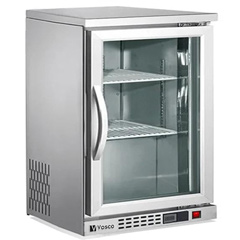 Vosco Tek Kapılı Bar Arkası Şişe Soğutucu, 60x50,5x85 cm, Gri - Vosco