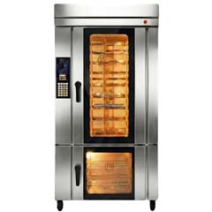 Vosco VAS-CH10Q Gazlı Rotary Fırın, 10 Tepsi Kapasiteli, 40x60 cm - Vosco