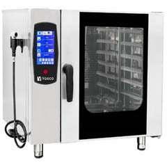 Vosco VAS-WN6D Elektrikli Buharlı Kombi Fırın, 6 Tepsi Kapasiteli, Gn 1/1 - Vosco