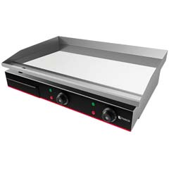 Vosco VBL-820 Elektrikli Düz Pleyt Izgara, Çift Kontrollü, 73x47x24 cm - Vosco