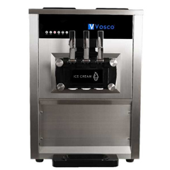 Vosco VD-520S-PRO Üç Kollu Set Üstü Dondurma Makinesi, 28 lt/saat - Vosco