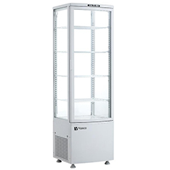 Vosco VFT-235L Dik Tip Soğutmalı Teşhir Dolabı, Beyaz, 235 L, 52x49x171 cm - Vosco