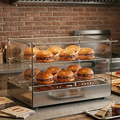 Vosco VFTR-50L Vosco Sıcak Teşhir Dolabı, 50 L, 56,1x38,5x37,1 cm - 3