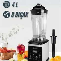 Vosco VHS-360C Digital Bar Blender Pro XL, 4L, Grey - Vosco (1)