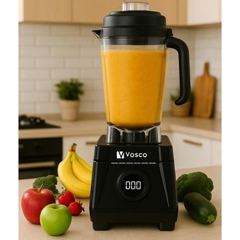 Vosco VHS 602CS Dijital Bar Blender Pro, 3 lt, 1600 W, Siyah - 3