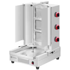 Vosco VKM-NG3R Doğalgazlı Döner Ocağı, Alttan Motorlu, 3 Radyanlı - Vosco