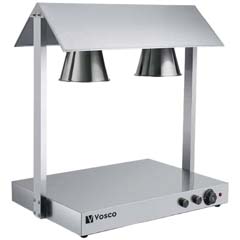 Vosco VLM-2S Sıcak Teşhir Ünitesi, 2 Istıcı Lambalı - Vosco