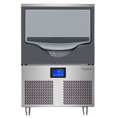 Vosco VSCB-25C Aura Series Undercounter Cube Ice Machine, 25 kg/day Capacity, 22 kg Storage Bin Capacity - 1