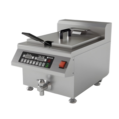 Vosco VSL FRT1C12B Elektrikli İndüksiyonlu Fritöz, Tekli, 12 Litre, 35,8x55,5x38,8 cm - Vosco