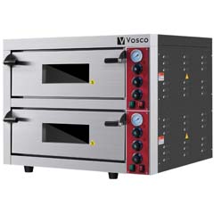 Vosco VWG-8T Elektrikli Pizza Fırını, Çift Katlı, 4+4 Pizza Kapasiteli - Vosco