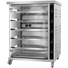 Vosco VWJG-5P Elektrikli Piliç Çevirme Fırını, 5 Şiş, 20 Tavuk Kapasiteli - Vosco