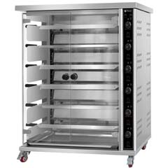 Vosco VWJG-6P Elektrikli Piliç Çevirme Fırını, 6 Şiş, 30 Tavuk Kapasiteli - Vosco