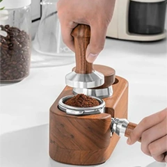 Vosco Wooden Tamper Stand, 3 Slots - 3