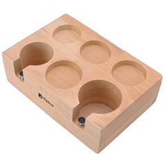 Vosco Wooden Tamper Stand, 6-Slot - 2
