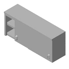 Wall Cabinet with Intermediate Shelves, 190x40 cm - Öztiryakiler