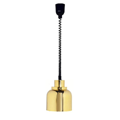 Warmer Bistro Heat Holding Lamp, Adjustable Cable, 55-130 cm, Gold - Warmer