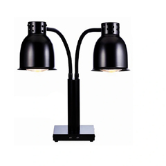 Warmer Marble Base Hot Holding Lamp, Chrome, Adjustable Arm - Warmer