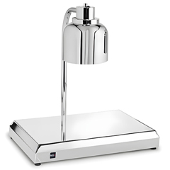 Warmer Stainless Hot Service Unit and Standing Heat Retention Lamp Set, 1/1 - Warmer