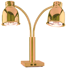 Warmer Standing Heat Holder Lamp, Adjustable Arm, Double - Warmer