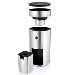 Wilfa WSFB-100S Uniform 58mm Flat Burr Coffee Grinder - Silver - 3