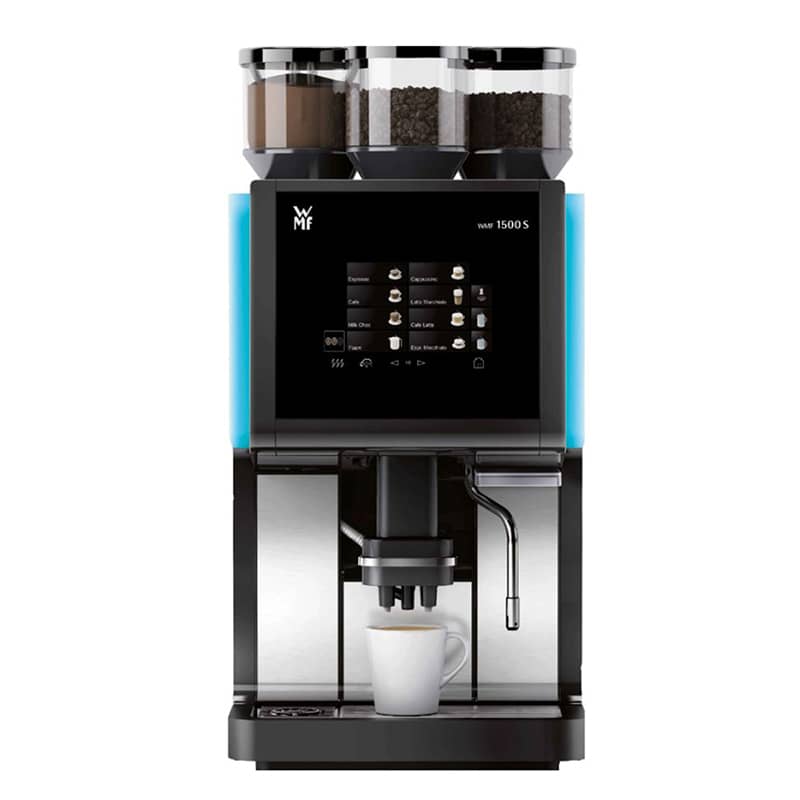 WMF Tam Otomatik Espresso Makinesi, Basic Milk, 2 Değirmenli, 1 Çikolata Hazneli