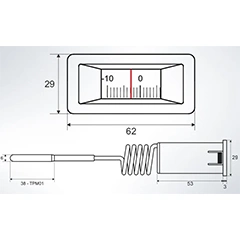 WTY-100B Soketli Mekanik Termometre - 3