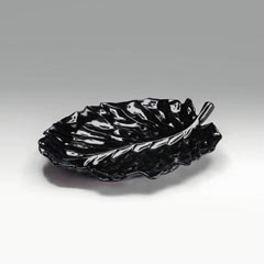 Zicco Yaprak Model Melamin Teşhir Tabağı, 31x24 cm - 1