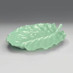 Zicco Yaprak Model Melamin Teşhir Tabağı, 44x34 cm - 1