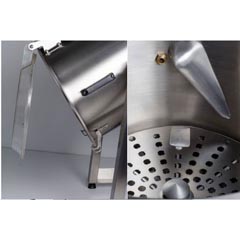 Yazıcılar Overturn Lemon Peel Grater Machine, Floor Standing, 260 Kg per Hour, 10 Kg per Batch, LS10E - 2