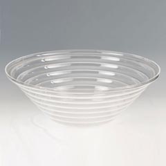 Zicco Yivli Kase, Akrilik, 34 cm, Şeffaf - 1