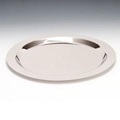 Zicco Yuvarlak Teşhir Tepsisi, Çelik, 43,5 cm - Zicco