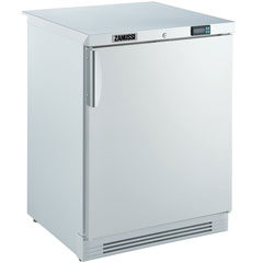 Zanussi Undercounter Freezer, Stainless Door, 160 Liters - Zanussi