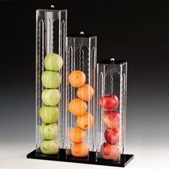 Zicco 3-Piece Fruit Stand, Acrylic - Zicco