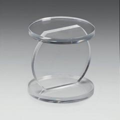Zicco Acrylic Display Riser, 10.5x10.5 cm - Zicco