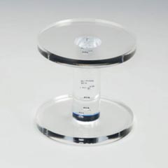 Zicco Acrylic Display Riser, 10x9 cm - Zicco