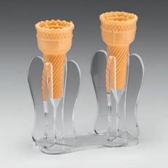 Zicco Acrylic Ice Cream Presentation Stand, Set of 2, 6x12x11 cm - Zicco 