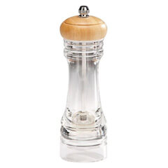 Zicco Acrylic Salt Pepper Mill, 16.5 cm - Zicco