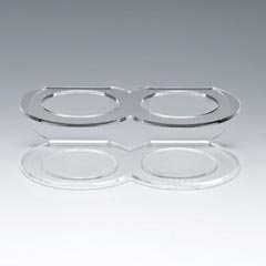 Zicco Acrylic Squeeze Bottle Stand, Set of 2 - Zicco