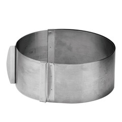 Zicco Adjustable, Scaled Cake Ring - Zicco