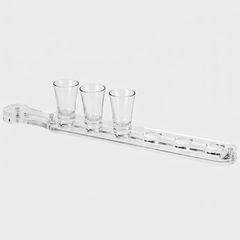 Zicco Akrilik Shot Servis Standı, 6'lı, 52x5,5 cm - Zicco