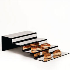 Zicco Aynalı Display Stand, 4 Steps, 39x60x18 cm - Zicco