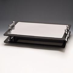 Zicco Aynalı Display Stand, Rectangular, With Handle, 60X40 cm - 2