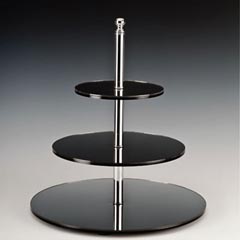 Zicco Aynalı Display Stand, Round, 3 Tier - Zicco