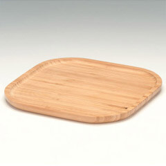 Zicco Bamboo Display Tray, 25x25 cm - Zicco