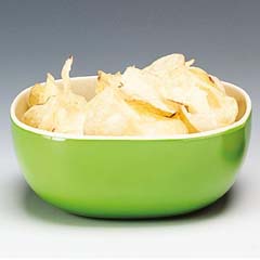 Zicco Bamboo Snack Bowl, Oval, 12x12 Cm, Green - Zicco